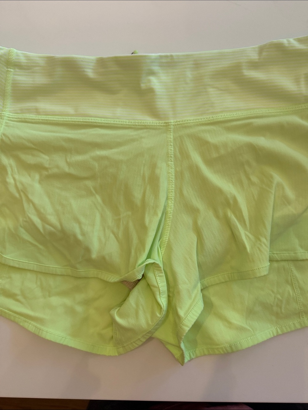Lululemon Women's High-Waist Performance  Shorts - Lime Green